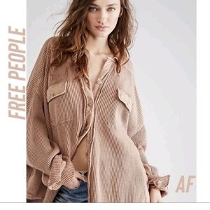 Free People Button-Down Shirt - S But Fit Till 2xl